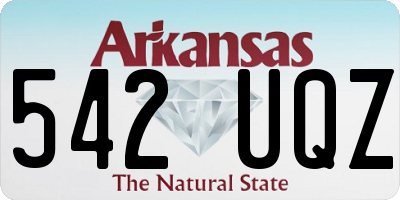 AR license plate 542UQZ
