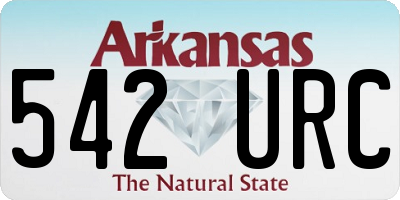AR license plate 542URC