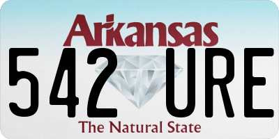 AR license plate 542URE