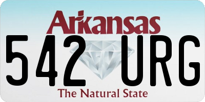 AR license plate 542URG