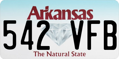 AR license plate 542VFB
