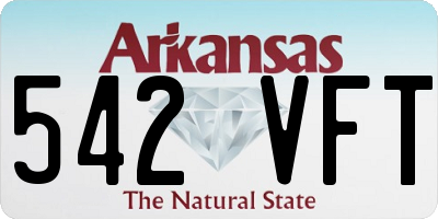 AR license plate 542VFT