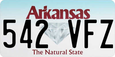 AR license plate 542VFZ