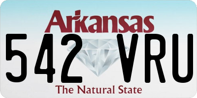 AR license plate 542VRU