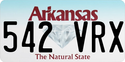 AR license plate 542VRX