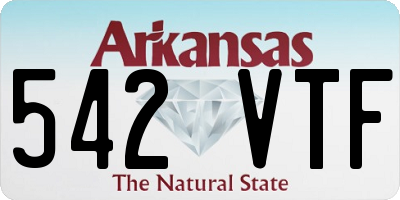 AR license plate 542VTF