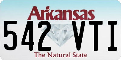 AR license plate 542VTI