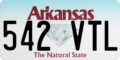 AR license plate 542VTL