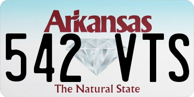 AR license plate 542VTS