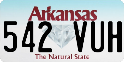 AR license plate 542VUH