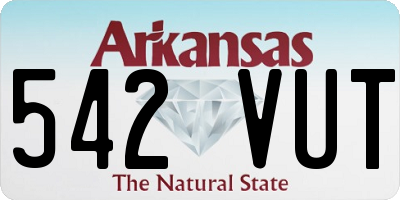 AR license plate 542VUT