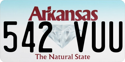 AR license plate 542VUU