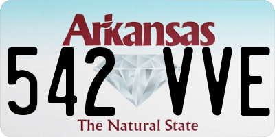 AR license plate 542VVE