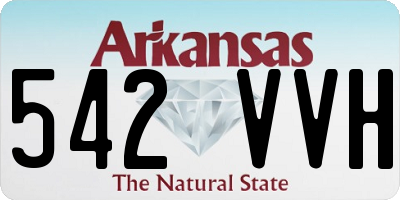 AR license plate 542VVH