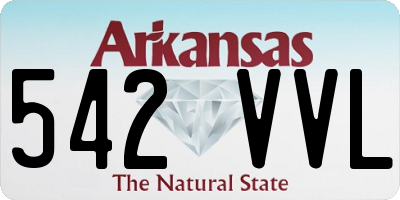 AR license plate 542VVL