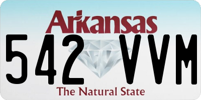 AR license plate 542VVM