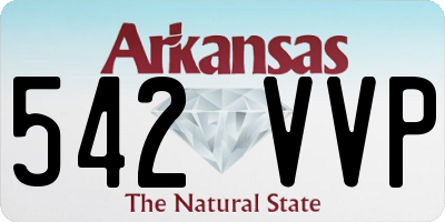 AR license plate 542VVP