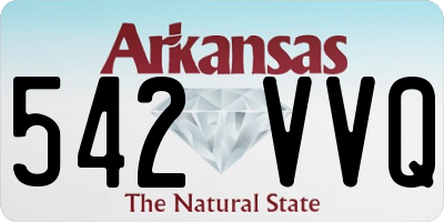 AR license plate 542VVQ