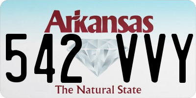 AR license plate 542VVY