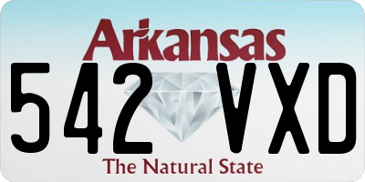 AR license plate 542VXD