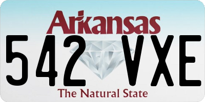 AR license plate 542VXE