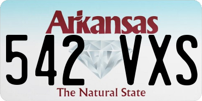 AR license plate 542VXS
