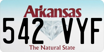 AR license plate 542VYF