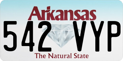 AR license plate 542VYP