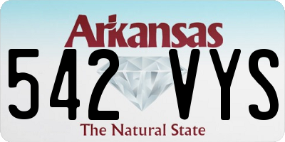 AR license plate 542VYS