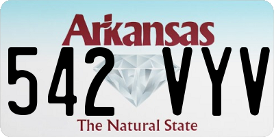 AR license plate 542VYV