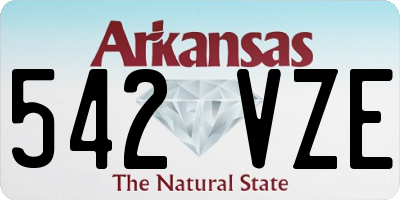 AR license plate 542VZE