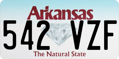 AR license plate 542VZF