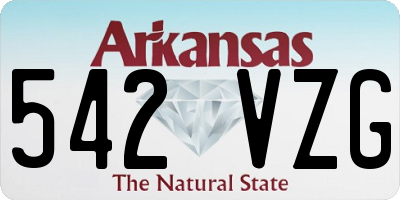 AR license plate 542VZG