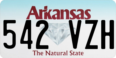 AR license plate 542VZH