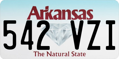AR license plate 542VZI