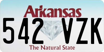 AR license plate 542VZK