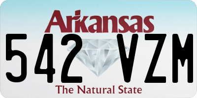 AR license plate 542VZM