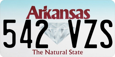AR license plate 542VZS