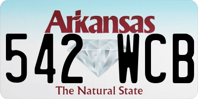 AR license plate 542WCB