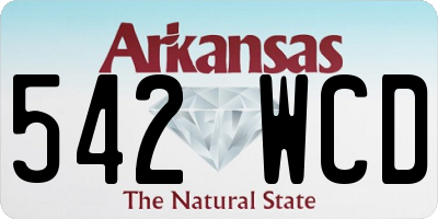 AR license plate 542WCD