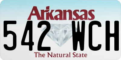 AR license plate 542WCH