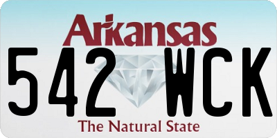 AR license plate 542WCK