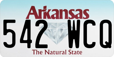 AR license plate 542WCQ