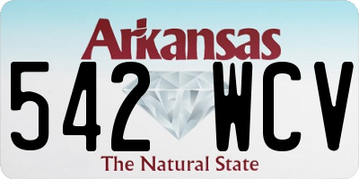 AR license plate 542WCV