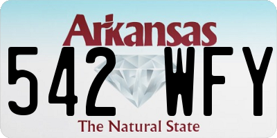 AR license plate 542WFY