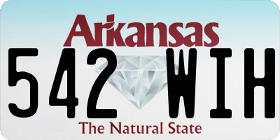 AR license plate 542WIH