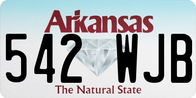 AR license plate 542WJB