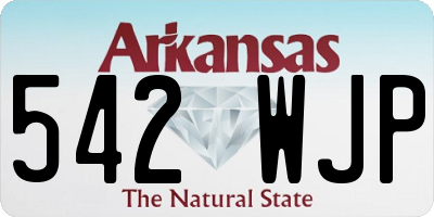 AR license plate 542WJP