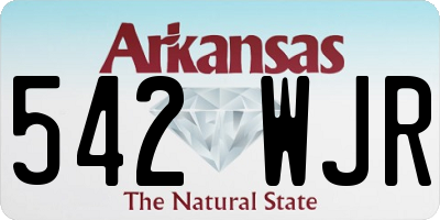 AR license plate 542WJR