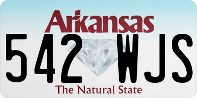 AR license plate 542WJS
